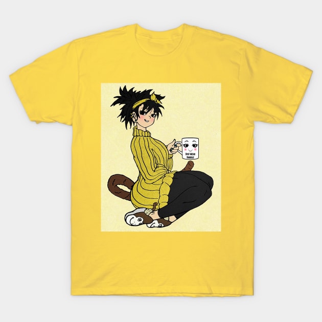 Best Saiyan Mamma Yellow T-Shirt by TeeJay93